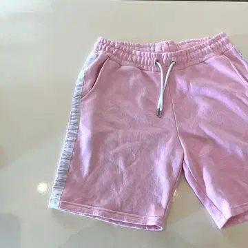 boohooMAN 핑크 사이드 스트라이프 숏팬츠