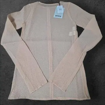 완판템 택 포함 파슬리 엠보싱 오간자 시어 튜닉 핑크 최저가 레어