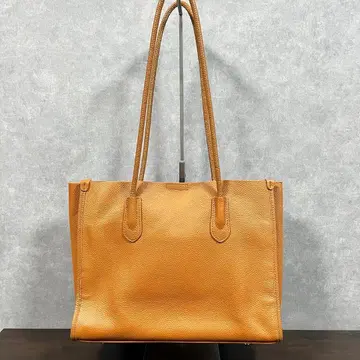 카리스포셰 숄더백 천연 가죽 카멜색 4포켓