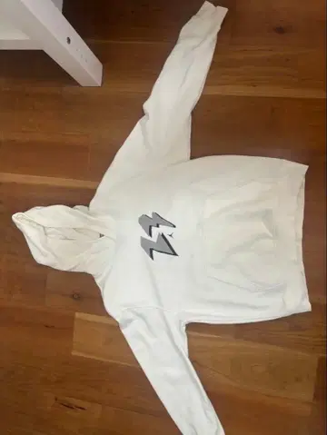 Jordan 번개 로고 후드티 화이트