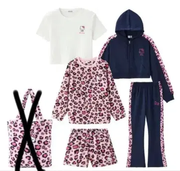 시마무라 해피백 키티 레오파드 무늬 퍼레이드 M 사이즈