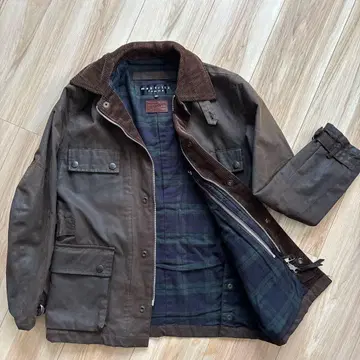 max fritz 오일 가공 (오일 얼룩풍) 브라운 자켓 40 사이즈