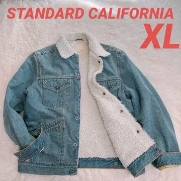 STANDARD CALIFORNIA 보아 옷깃 데님 자켓 XL