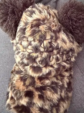 디즈니 레오파드 무늬 캡 모자