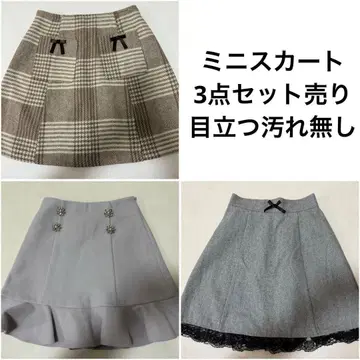 Ank Rouge An MILLE 미니 스커트 3종 세트 판매