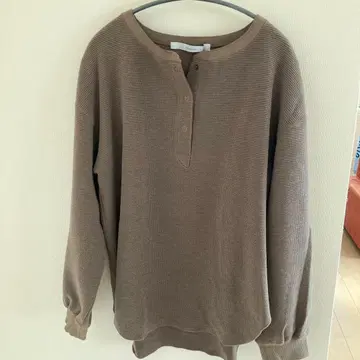 FRAMeWORK 헨리넥 긴팔 브라운