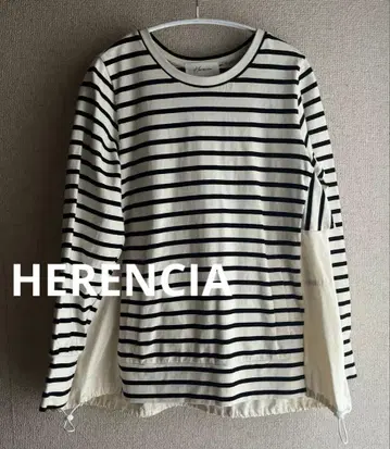 HERENCIA 디자인 보더 티셔츠