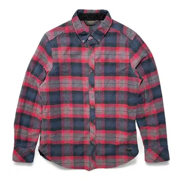 아웃포스트 아웃도어 라이트 플란넬 체크 무늬 플란넬 셔츠 긴팔 셔츠