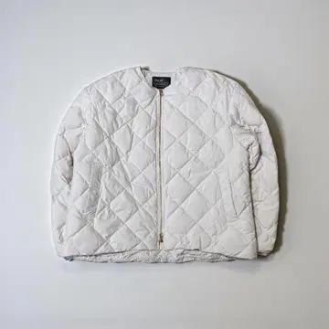 미사용급 TAION x UNFILO 퀼팅 다운 숏 기장 블루종