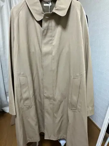 HEUGN 베이지 스텐카라 코트 택 포함 새상품