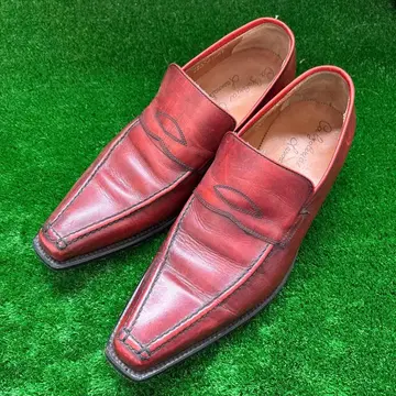 이탈리아제 빨간색 로퍼 42