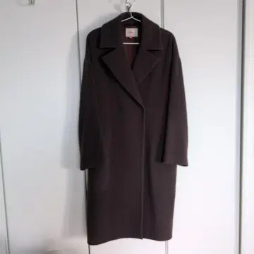 이에나 Manteco 다크 브라운 체스터 코트