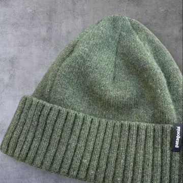 미사용 patagonia 브로디오 비니 카키 올리브 그린