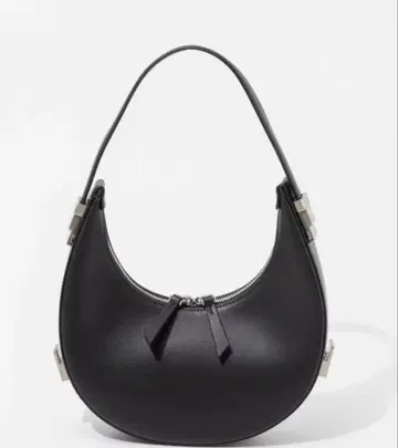 OSOI 블랙 가죽 핸드백