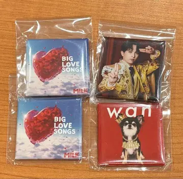 M!LK 스퀘어 캔뱃지 요시다 진토 세트