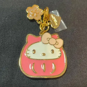 사만다 타바사 헬로키티 달마 지퍼 참 키링