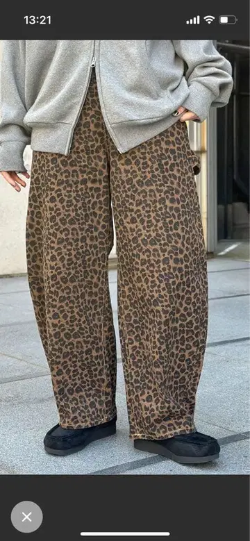 CPCM 커브 페인터 데님 팬츠