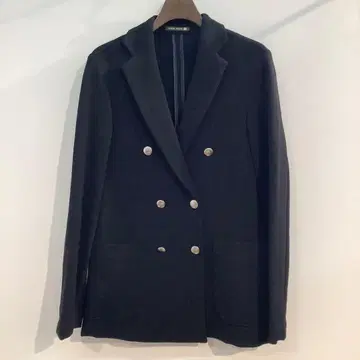 새상품급 AUXCA.TRUNK 소프트 럭스 캐시미어 더블 자켓 블랙