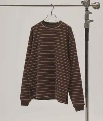 TODAYFUL 보더 롱 티셔츠