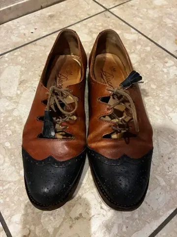 DUCAL 가죽 신발 브라운 이탈리아제