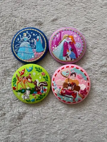 디즈니 자수 캔뱃지