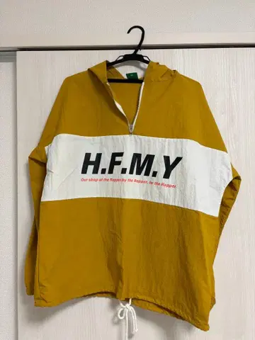 H.F.M.Y 나일론 자켓 머스타드