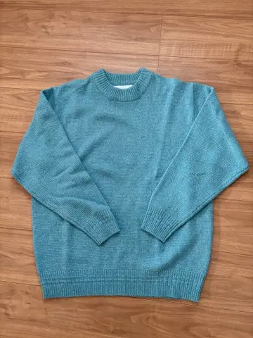 그린 라벨 해밀턴 램스울 크루넥 니트