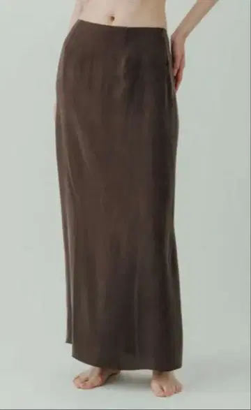 [ yo BIOTOP ] sheer tight skirt 브라운