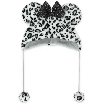 레오파드 무늬 미키 햇