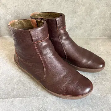 [ 새상품급 ] CAMPER 캠퍼 가죽 숏부츠 사이드 지퍼 25cm