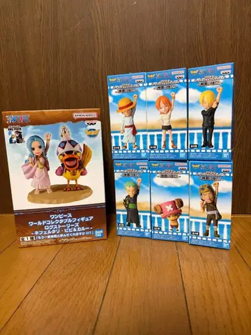 원피스 월드 컬렉션 동료의 증표 밀짚모자 일당 비비&카루 7종 세트