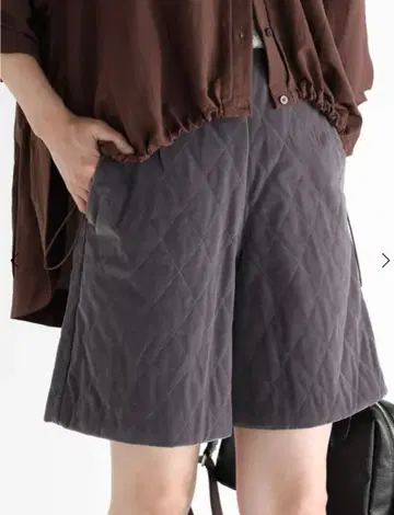 택 포함 새상품 Vin 퀼팅 하프 팬츠