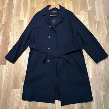 [ BARNEYS NEW YORK ] 벨티드 롱 코트