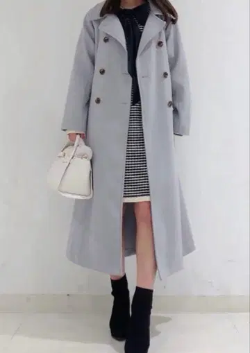 트란테안 손 드 모드 코트 체스터 아우터 롱