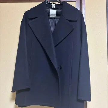 새상품급 ebure 에부르 리버 멜톤 숏코트 네이비 38