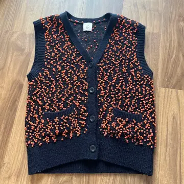 roku 6 POMPOM 니트 베스트