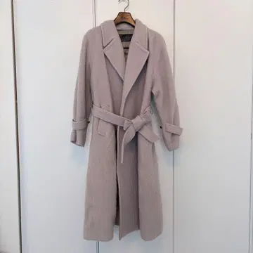 CITY 라벤더 롱 코트