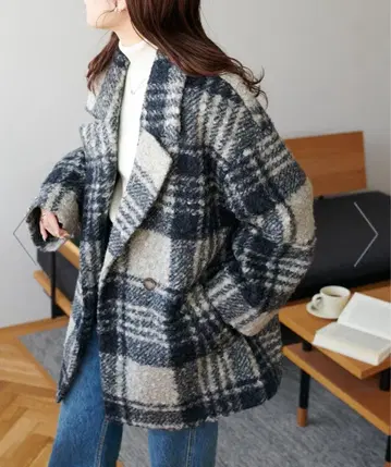 W 테일러드 자켓 코트