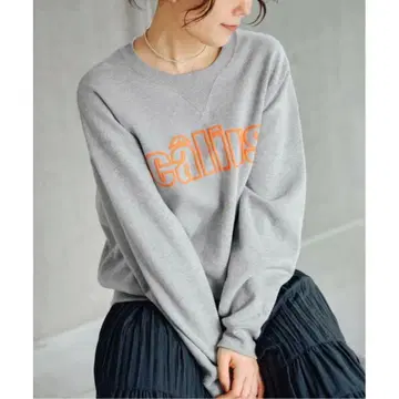 [ 새상품급 ] IENA calins 맨투맨 풀오버 그레이