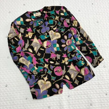 노카라 자켓 쇼와 헤이세이 레트로 빈티지 사이즈 40 L 사이즈