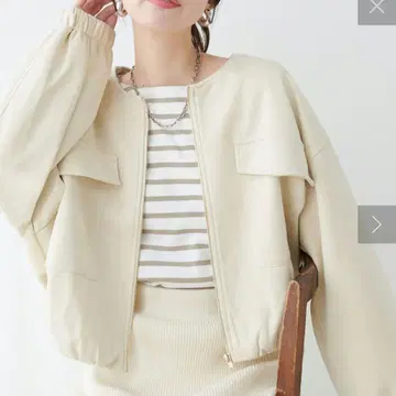 분또 스웨이드 노카라 블루종