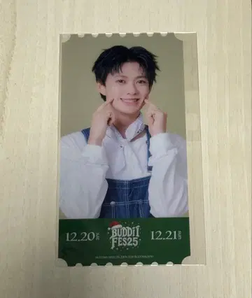 BUDDiiS FUMINORI 오가와 후미노리 클리어 픽처 티켓