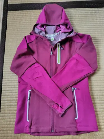 스마트울 긴팔 풀 지퍼 후디 메리노울 여성용 S 미사용품