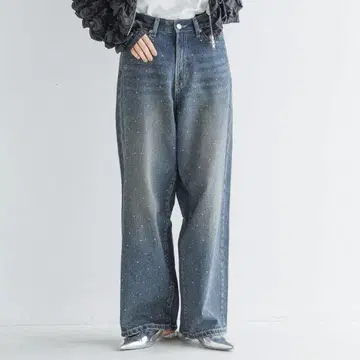 LOWRYSFARM 비쥬 와이드 스트레이트 P 블루 86