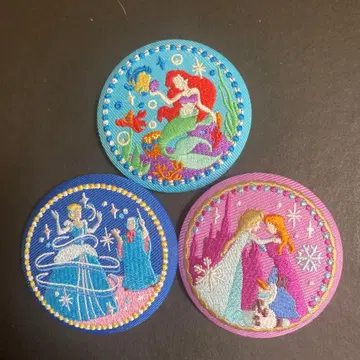 디즈니 자수 캔뱃지2 3종류