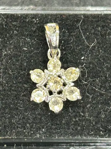 임페리얼 토파즈 실버 펜던트