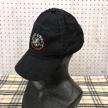 초레어 Y2K 락 고스 구제 의류 NEW ROCK 로고 자수 캡