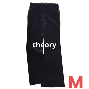 띠어리 벨벳 플레어 팬츠 블랙 포멀 미 실루엣 사이즈 2