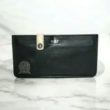 A.D.M.J. x 이아파피요네 별주 플랫 지갑 단면 악어 엠보싱