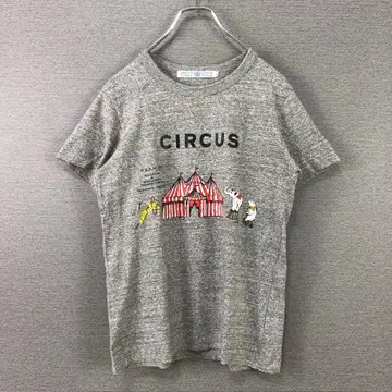 R&D.M.Co- CIRCUS T-SH 서커스 티셔츠 L 그레이